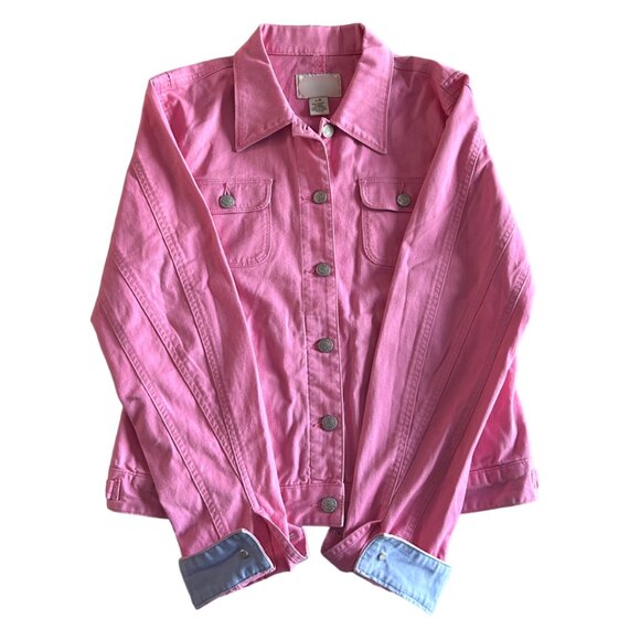 Vintage Y2K Pink Jacket With Blue Trim ALT ASO Hermione Granger - Picture 3 of 8